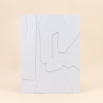 Cadre déco blanc 30x40cm formes géométriques | Hashtag Déco