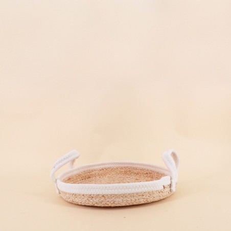 Set de 3 paniers ronds en corde beige | Hashtag Déco