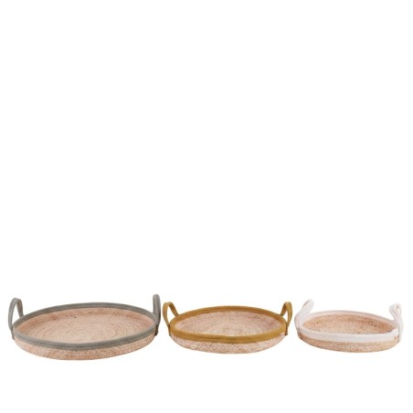 Set de 3 paniers ronds en corde beige | Hashtag Déco