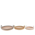 Set de 3 paniers ronds en corde beige | Hashtag Déco