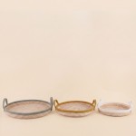 Panier rond en corde beige 40cm | Hashtag Déco