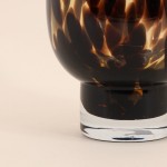 Vase léopard 28cm en céramique beige | Hashtag Déco