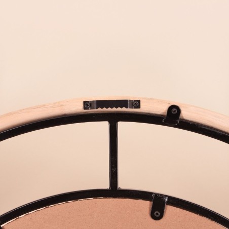 Horloge en rotin et bambou 60cm naturelle | Hashtag Déco