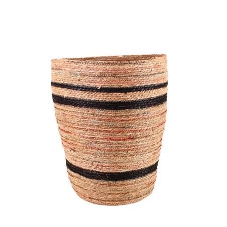 Panier haut fibres naturelles beige 40x51cm | Hashtag Déco