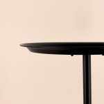 Table d'appoint métal noir design | Hashtag Déco