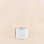 Cache pot en métal moderne 13x30cm | Hashtag Déco