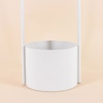 Cache pot en métal moderne 13x30cm | Hashtag Déco