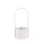 Cache pot en métal moderne 13x30cm | Hashtag Déco