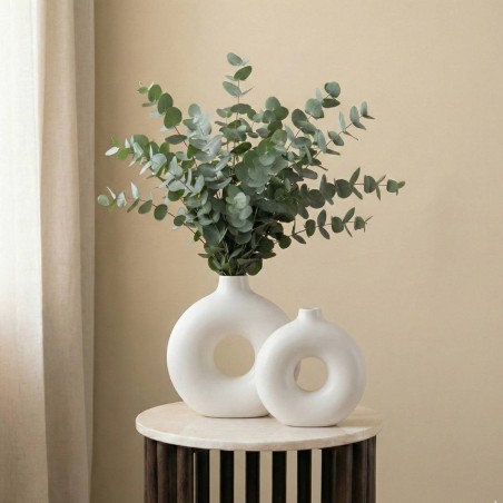 Set de 2 vases donuts céramique élégants | Hashtag Déco