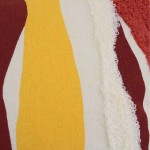 Coussin coloré coton bordeaux 30x50cm brodé | Hashtag Déco