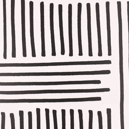 Set de 2 toiles géométriques noir et blanc canvas | Hashtag Déco