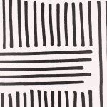 Set de 2 toiles géométriques noir et blanc canvas | Hashtag Déco