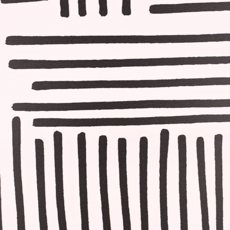 Set de 2 toiles géométriques noir et blanc canvas | Hashtag Déco