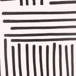 Set de 2 toiles géométriques noir et blanc canvas | Hashtag Déco