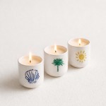 Bougie parfumée céramique vert foncé | Hashtag Déco