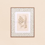 Set de 2 images encadrées lin vert 45x60cm | Hashtag Déco