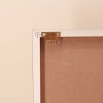 Set de 2 toiles en relief géométrique beige marron 45x60cm | Hashtag Déco