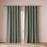 Rideau occultant thermique lin 140x240cm | Hashtag Déco