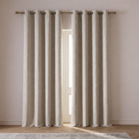Rideau occultant thermique lin 140x240cm | Hashtag Déco
