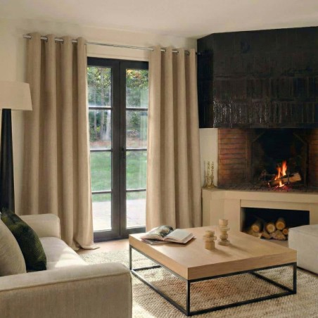 Rideau occultant thermique 140x240cm polyester | Hashtag Déco