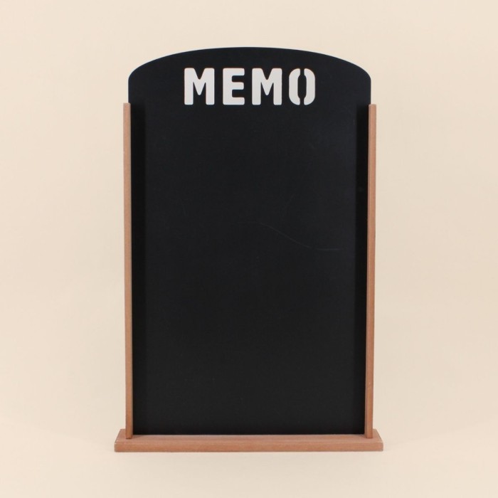 Mémo board ardoise bois 53x35cm | Hashtag Déco