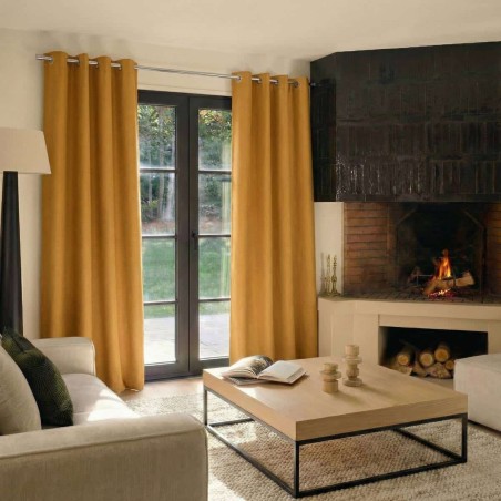 Rideau occultant thermique 140x240cm polyester | Hashtag Déco