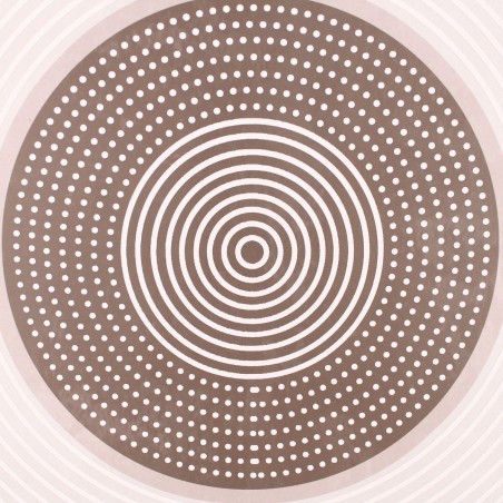 Set de 2 toiles géométriques marron en canvas 60x90 cm | Hashtag Déco