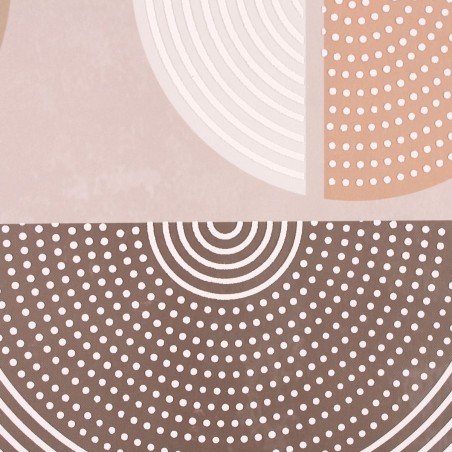 Set de 2 toiles géométriques marron en canvas 60x90 cm | Hashtag Déco