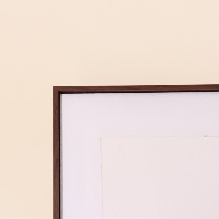 Set de 2 toiles peintes à la main à motifs marron, beiges | Hashtag Déco