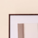 Set de 2 toiles peintes à la main à motifs marron, beiges | Hashtag Déco