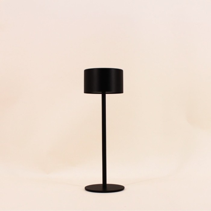 Lampe USB en métal noir 27cm