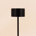 Lampe USB en métal noir 27cm