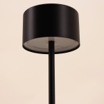 Lampe USB en métal noir 27cm