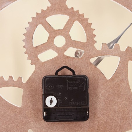 Horloge ronde métal blanc 50cm, chic et moderne | Hashtag Déco