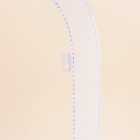 Étagère murale en métal blanc élégante 32x25cm | Hashtag Déco