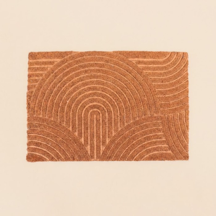 Paillasson motifs arches beige coco 40x60cm | Hashtag Déco