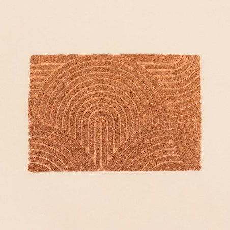 Paillasson motifs arches beige coco 40x60cm | Hashtag Déco