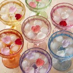 Set de 6 coupes verre coloré à facettes | Hashtag Déco