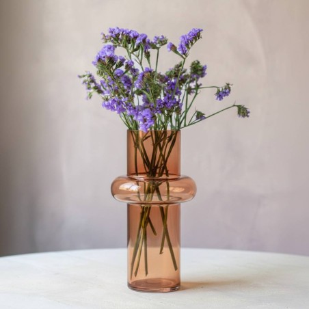 Vase anneau en verre 25cm transparent | Hashtag Déco