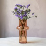 Vase anneau en verre 25cm transparent | Hashtag Déco