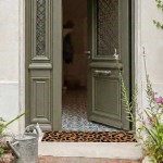 Paillasson coco léopard marron noir 25x75cm | Hashtag Déco