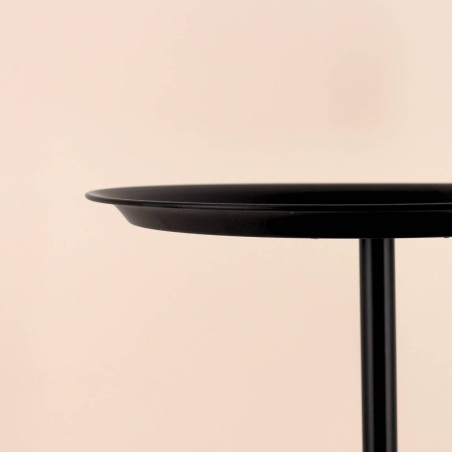 Table d'appoint métal noir design | Hashtag Déco