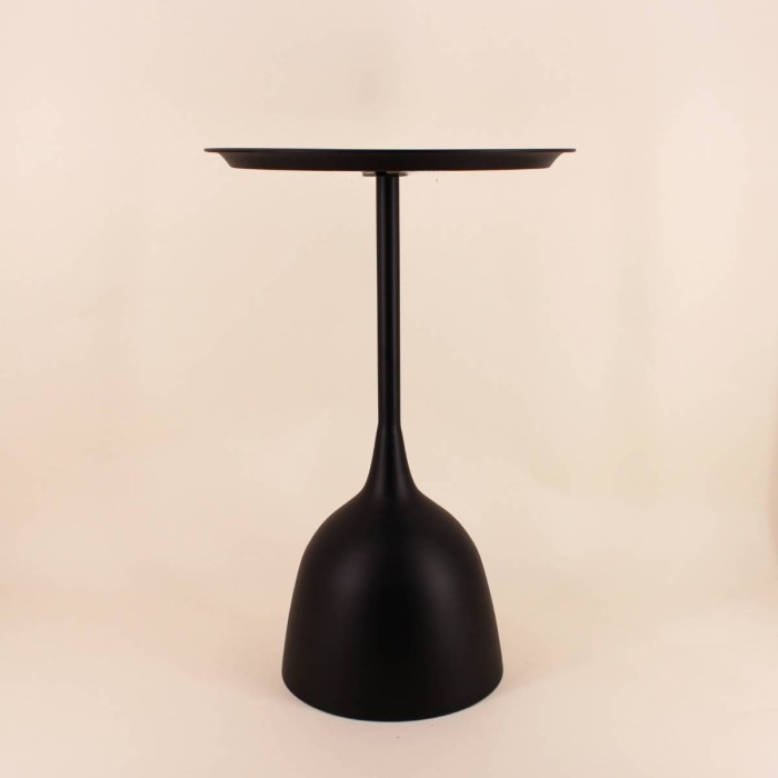 Table d'appoint métal noir design | Hashtag Déco