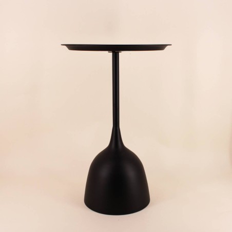 Table d'appoint métal noir design | Hashtag Déco
