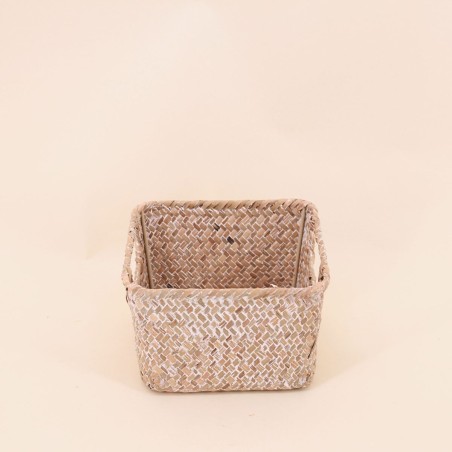 Lot de 3 paniers fibre naturelle beige | Hashtag Déco