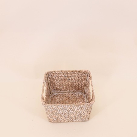 Lot de 3 paniers fibre naturelle beige | Hashtag Déco