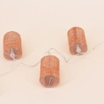 Guirlande LED tropicale en plastique vert 160cm | Hashtag Déco