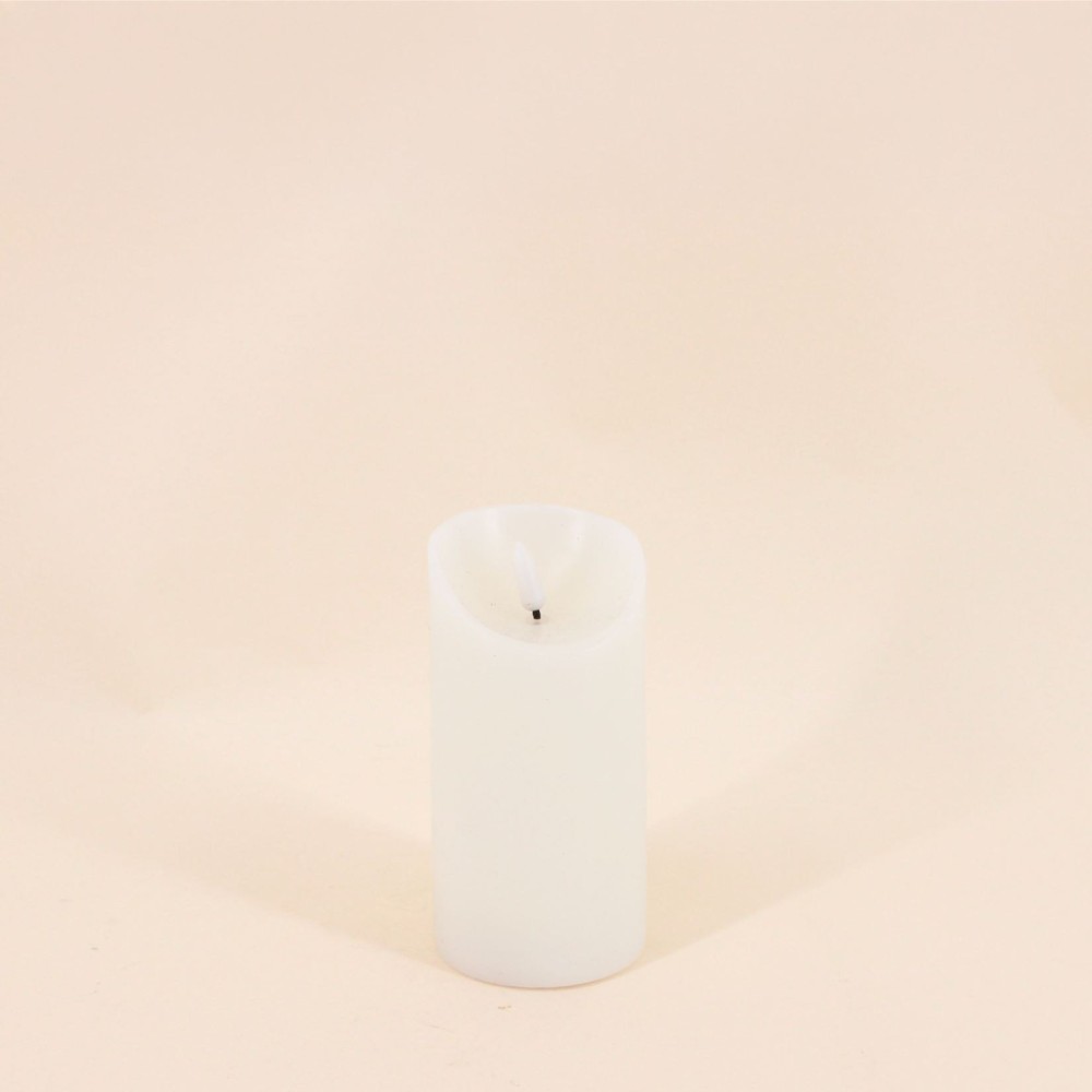 Bougie led cire ivoire flamme vacillante 7,5cm | Hashtag Déco