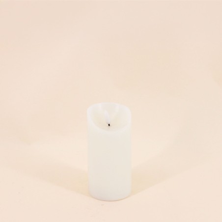 Bougie led cire ivoire flamme vacillante 7,5cm | Hashtag Déco