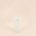 Bougie led cire ivoire flamme vacillante 7,5cm | Hashtag Déco